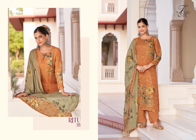 Ritu By T And M Viscose Jacquard Printed Salwar Kameez Wholesale Shop In Surat